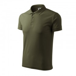 Polokošile pánská PIQUE POLO – military KHAKI