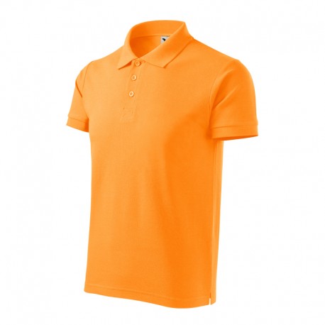 Polokošile pánská COTTON HEAVY – oranžová MANDARINKA